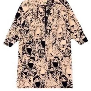 Leopard Print Long Coat